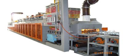 MH MESH BELT TYPE CONTINUOUS NORMALLIZING OR ANNEALING FURNACE