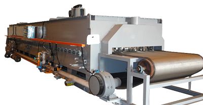 NMTG ALL GAS FIRE MESH BELT TYPE CONTINUOUS TEMPERING FURNACE