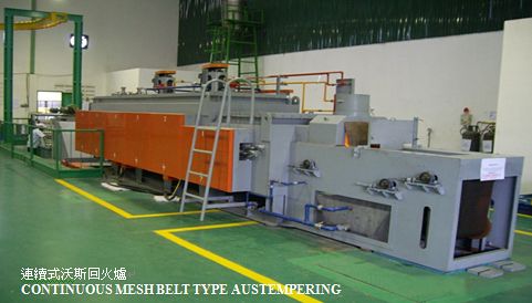 MH CONTINUOUS MESH BELT TYPE CONTINUOUS AUSTEMPERING HEAT TREATMENT EQUIPMENT