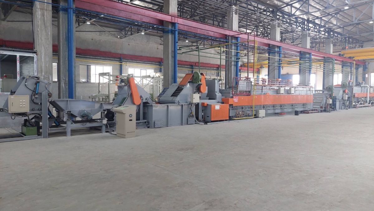 MH MESH BELT TYPE CONTINUOUS  BRIGHT CARBUNIZING AND HARDENING HEAT TREATMENR