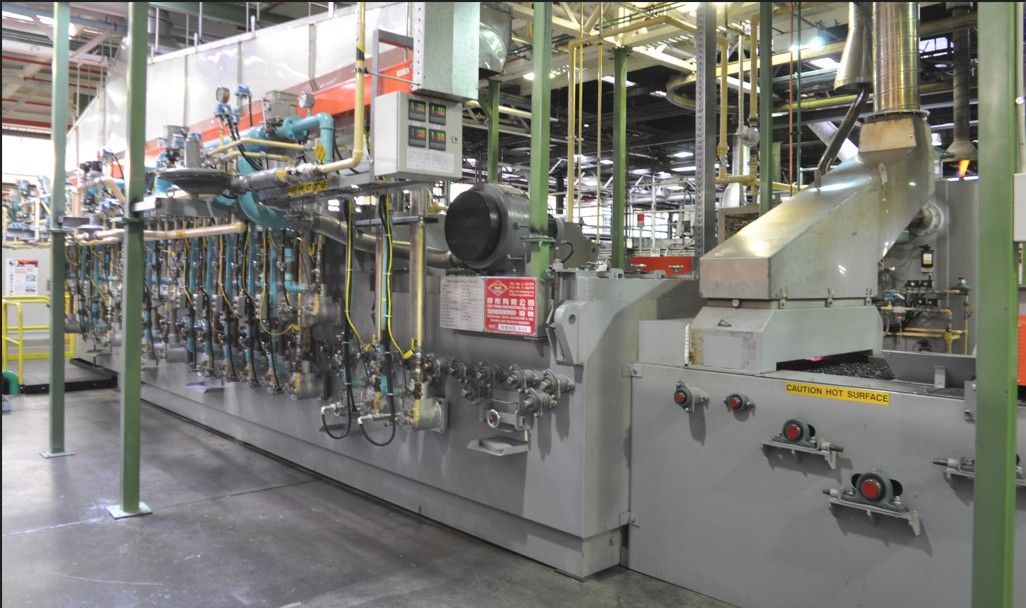 NMHG ALL GAS GIRE HEATING MESH BELT TYPE CONTINUOUS CARBURIZING AND HARDENING HEAT TREATMENT