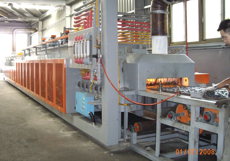 MHN-1000 Mesh belt continuous normalization furnace