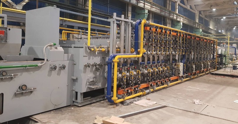 NMHG-1200 Screw mesh belt type continuous carbonizing heat treatment  equipment